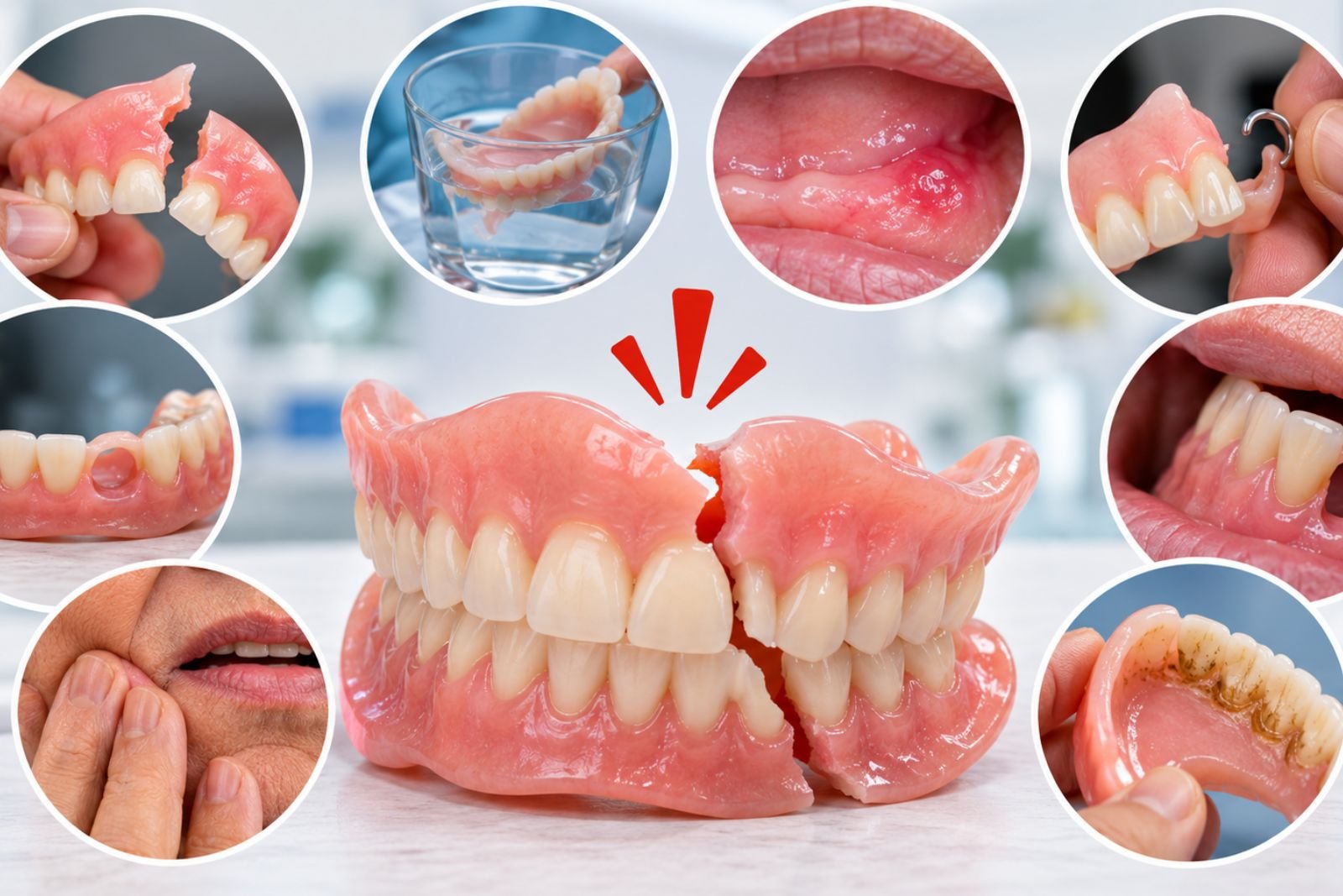 7 Common Denture Emergency Problems